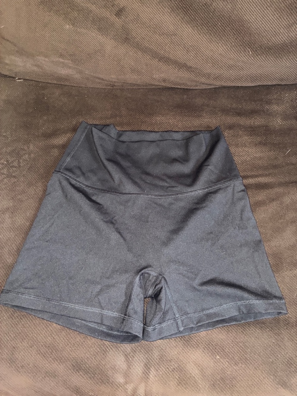 aerie Black High-Waist Bike Shorts